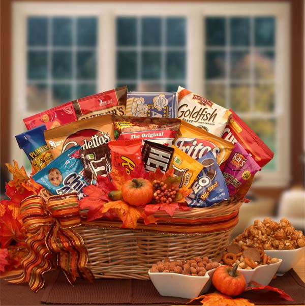 A Fall Snack Attack Gift Basket - PLRC