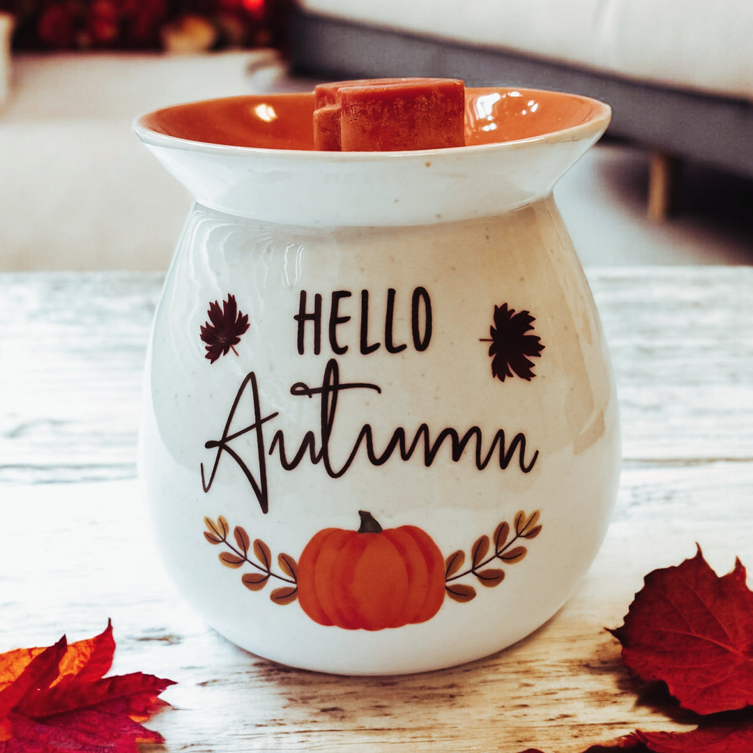 Autumn Fall Theme Wax Essential Oil Melter-0