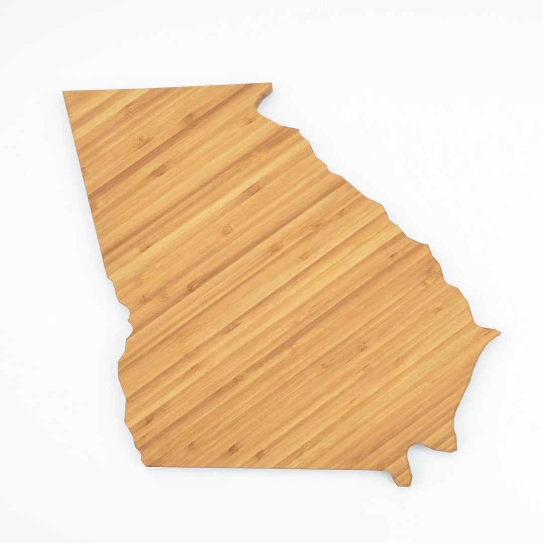 Georgia Shaped Bamboo Cutting Board-0