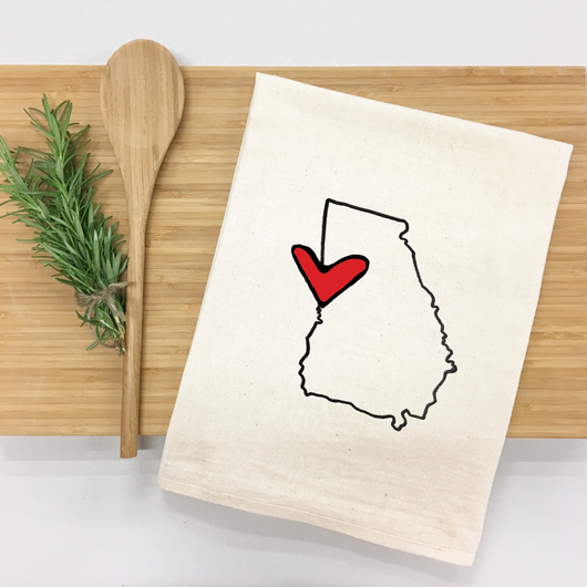 Georgia State Love Kitchen Towel-0